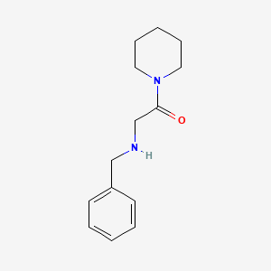 Piperidine, 1-[[(phenylmethyl)amino]acetyl]-