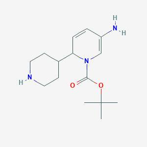 tert-butyl 5-amino-2-piperidin-4-yl-2H-pyridine-1-carboxylate