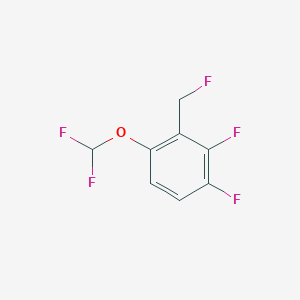 1,2-Difluoro-4-difluoromethoxy-3-(fluoromethyl)benzene