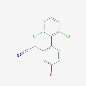 (2',6'-Dichloro-4-fluoro-biphenyl-2-yl)-acetonitrile