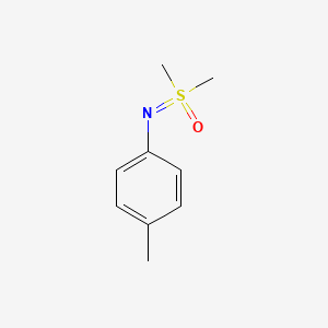 1-{[Dimethyl(oxo)-lambda~6~-sulfanylidene]amino}-4-methylbenzene