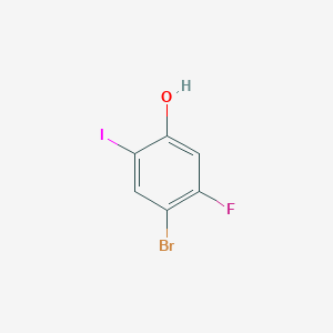 4-Bromo-5-fluoro-2-iodophenol