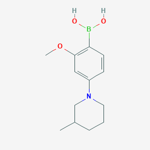 (2-Methoxy-4-(3-methylpiperidin-1-yl)phenyl)boronic acid