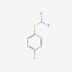 2-(4-((Difluoromethyl)thio)phenyl)-4,4,5,5-tetramethyl-1,3,2-dioxaborolane