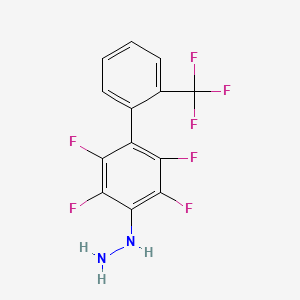 (2,3,5,6-Tetrafluoro-2'-(trifluoromethyl)biphenyl-4-yl)-hydrazine