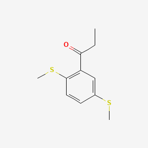 1-(2,5-Bis(methylthio)phenyl)propan-1-one