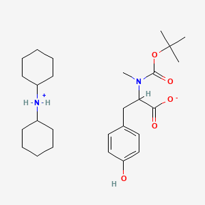 dicyclohexylammonium (S)-2-(tert-butoxycarbonyl(methyl)amino)-3-(4-hydroxyphenyl)propanoate