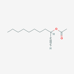 molecular formula C13H22O2 B15387097 Undec-1-YN-3-YL acetate 