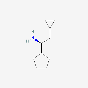 (1S)-1-cyclopentyl-2-cyclopropylethan-1-amine