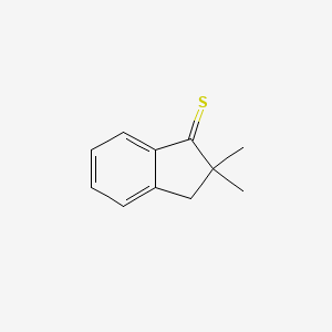 1H-Indene-1-thione, 2,3-dihydro-2,2-dimethyl-