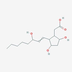 3A, 5A-Dihydroxy-2B-(3S-hydroxy-trans-1-octenyl)-1A-cyclopentane acetic acid