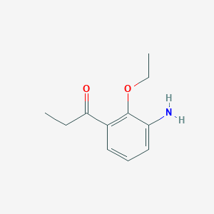 1-(3-Amino-2-ethoxyphenyl)propan-1-one