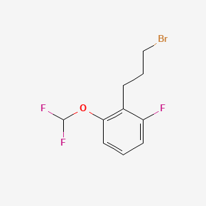 1-(3-Bromopropyl)-2-(difluoromethoxy)-6-fluorobenzene