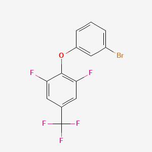 2-(3-Bromophenoxy)-1,3-difluoro-5-(trifluoromethyl)benzene