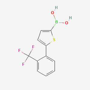 (5-(2-(Trifluoromethyl)phenyl)thiophen-2-yl)boronic acid