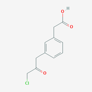 1-(3-(Carboxymethyl)phenyl)-3-chloropropan-2-one