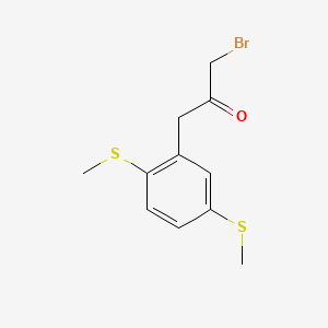 1-(2,5-Bis(methylthio)phenyl)-3-bromopropan-2-one