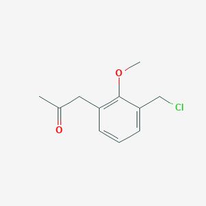 1-(3-(Chloromethyl)-2-methoxyphenyl)propan-2-one