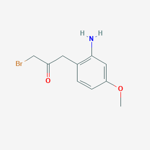 1-(2-Amino-4-methoxyphenyl)-3-bromopropan-2-one