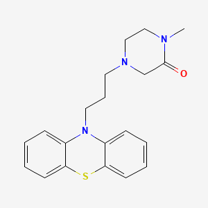 Piperazinone, 1(or 4)-methyl-4(or 1)-(3-(10H-phenothiazin-10-yl)propyl)-