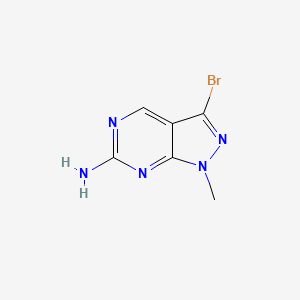 3-Bromo-1-methyl-1H-pyrazolo[3,4-d]pyrimidin-6-ylamine