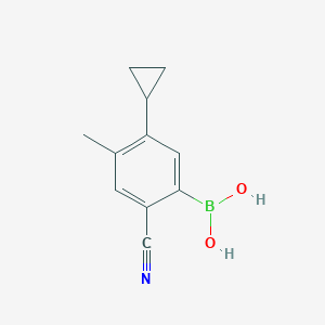 (2-Cyano-5-cyclopropyl-4-methylphenyl)boronic acid