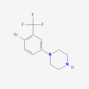 1-(4-Bromo-3-(trifluoromethyl)phenyl)piperazine