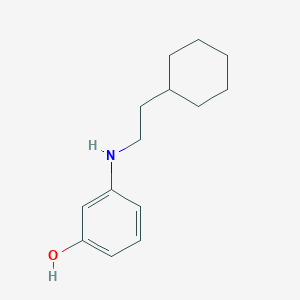 Phenol, 3-(cyclohexylethylamino)-