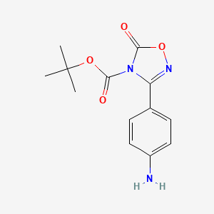 Tert-butyl 3-(4-aminophenyl)-5-oxo-1,2,4-oxadiazole-4(5H)-carboxylate