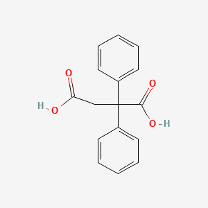 2,2-Diphenylbutanedioic acid