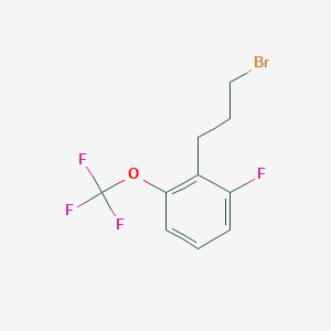 1-(3-Bromopropyl)-2-fluoro-6-(trifluoromethoxy)benzene