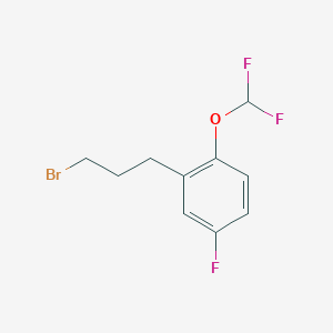 1-(3-Bromopropyl)-2-(difluoromethoxy)-5-fluorobenzene