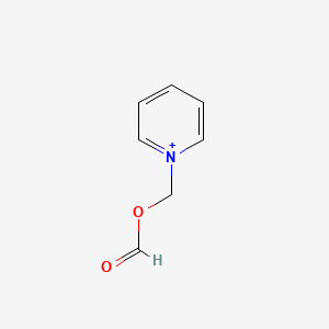 1-[(Formyloxy)methyl]pyridin-1-ium