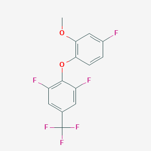 1,3-Difluoro-2-(4-fluoro-2-methoxy-phenoxy)-5-(trifluoromethyl)benzene