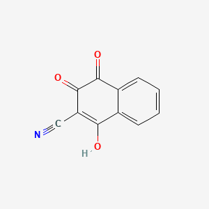 1,4-Dihydro-3-hydroxy-1,4-dioxo-2-naphthonitrile