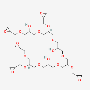 1,27-Bis(oxiranyl)-8,16,24-tris(oxiranylmethoxy)-2,6,10,14,18,22,26-heptaoxaheptacosane-4,12,20-triol