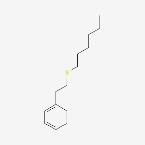 [2-(Hexylsulfanyl)ethyl]benzene