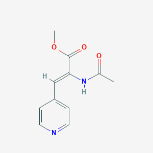 2-Propenoic acid, 2-(acetylamino)-3-(4-pyridinyl)-, methyl ester, (Z)-