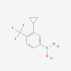 (3-Cyclopropyl-4-(trifluoromethyl)phenyl)boronic acid