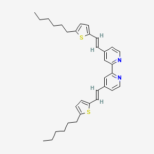 4,4'-Bis((e)-2-(5-hexylthiophen-2-yl)vinyl)-2,2'-bipyridine