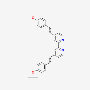 4,4'-Bis(2-(4-t-butyloxyphenyl)ethenyl)-2,2'-bipyridine