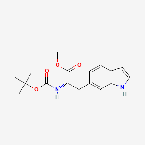 methyl (2S)-2-{[(tert-butoxy)carbonyl]amino}-3-(1H-indol-6-yl)propanoate