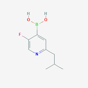 (5-Fluoro-2-isobutylpyridin-4-yl)boronic acid