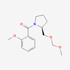 [(2S)-2-(methoxymethoxymethyl)pyrrolidin-1-yl]-(2-methoxyphenyl)methanone