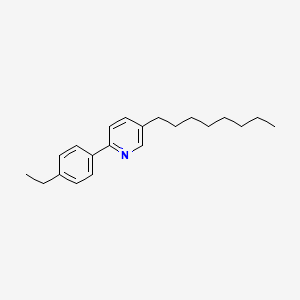 Pyridine, 2-(4-ethylphenyl)-5-octyl-