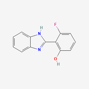 2-(1H-Benzo[d]imidazol-2-yl)-3-fluorophenol