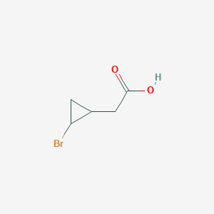 2-(2-Bromocyclopropyl)aceticacid