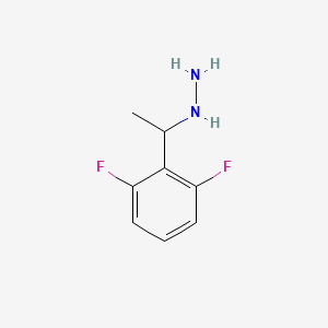 (1-(2,6-Difluorophenyl)ethyl)hydrazine