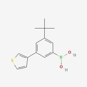 (3-(tert-Butyl)-5-(thiophen-3-yl)phenyl)boronic acid