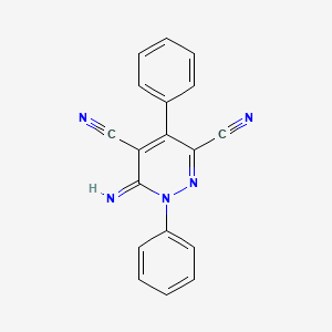 6-Imino-1,4-diphenyl-1,6-dihydropyridazine-3,5-dicarbonitrile